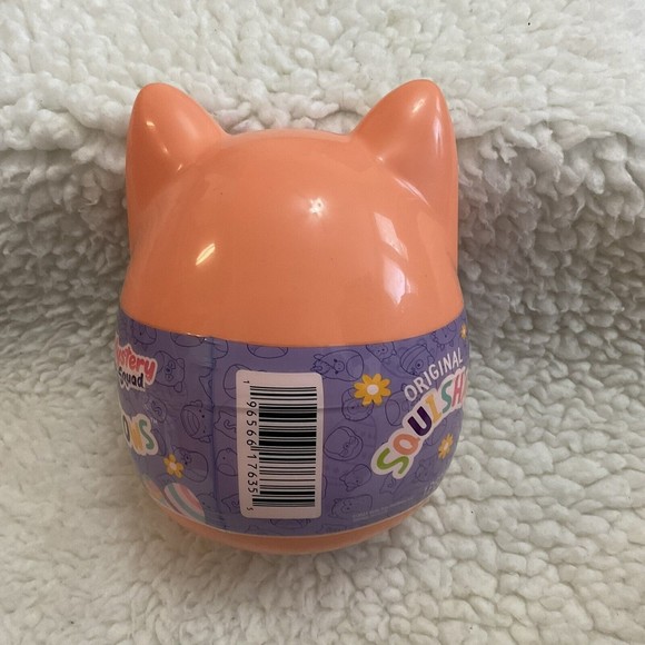 Squishmallows Mystery Squad 2023 Easter Egg 8" Plush Brand New Sealed Peach - Picture 3 of 5
